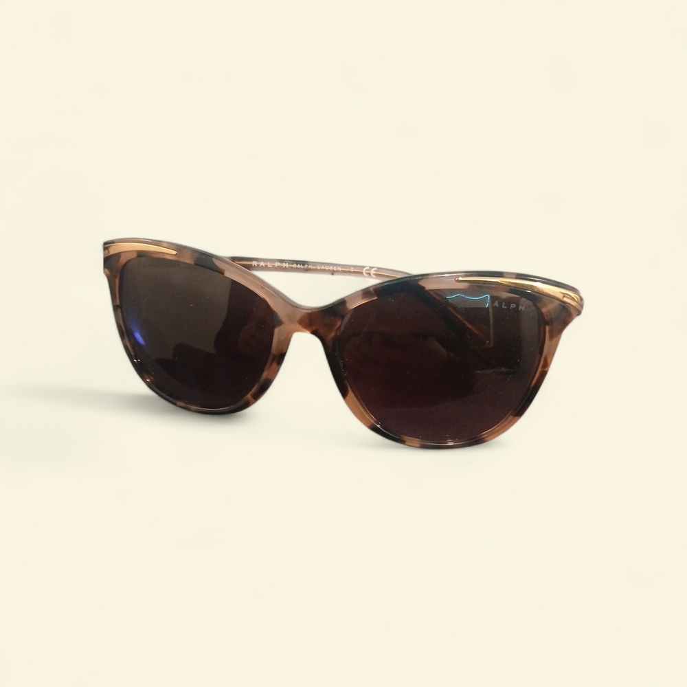 Ralph By Ralph Lauren Pink Tone Tortoise Shell Sunglasses - Picture 11 of 13